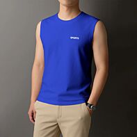 Men’s Blue TankTop – Activewear & Casual Wear