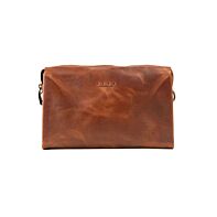 Maverick Genuine CrazyHorse Leather Large Capacity Coded Lock Clutch Bag by SEOR