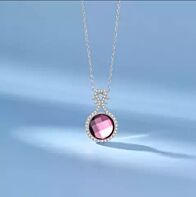 "Necklace -ST-925 WT- 5A"