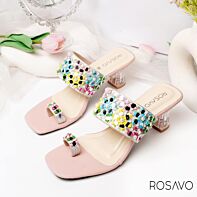 Joli Crystal Embellished Heel