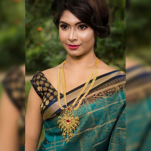 Royal Peacock Short Necklace Set