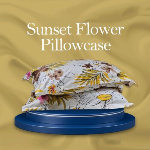Sunset Flower Pillowcase