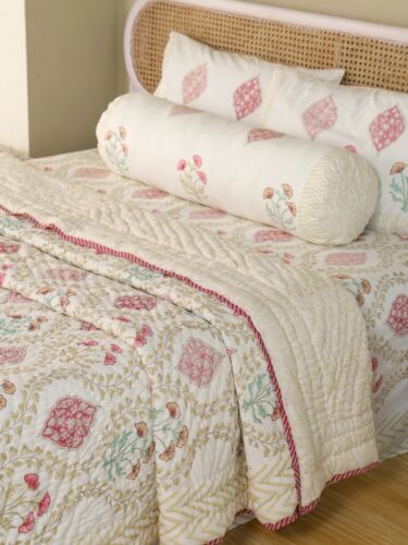 Ellen Pale Pink Razai - King