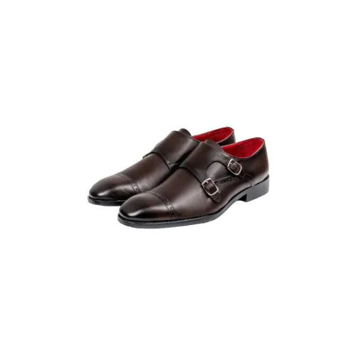 Square Toe Brogue Double Monk-41