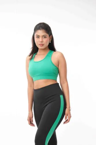 ZotoSculp Padded Sports Bra – High Support, Soft &amp; Sweatproof Gym Bra-M