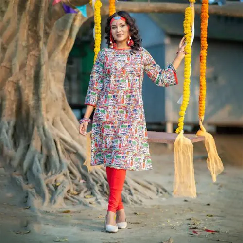  Festive Delight Cotton Kamiz