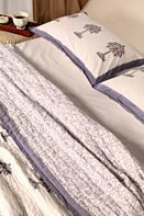 Set of 2 Purple Palm Trees Pillow Covers