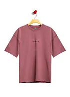 Solid Wistful Mauve Drop Shoulder